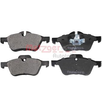 Jeu de 4 plaquettes de frein avant METZGER OEM 34116770332