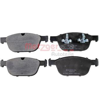 Jeu de 4 plaquettes de frein avant METZGER OEM 30793943