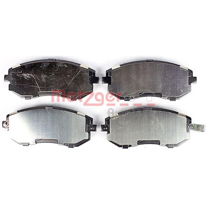 Jeu de 4 plaquettes de frein avant METZGER 1170275 - Visuel 1