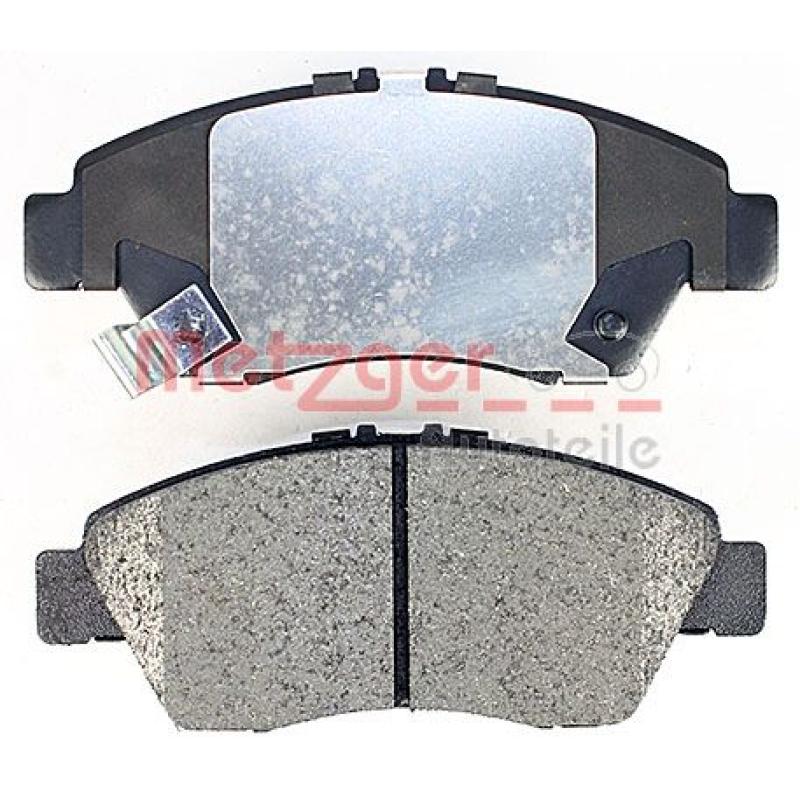 Jeu de 4 plaquettes de frein avant METZGER 1170388 - Visuel 2