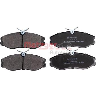 Jeu de 4 plaquettes de frein avant METZGER OEM 1954460
