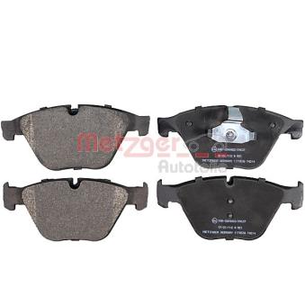 Jeu de 4 plaquettes de frein avant METZGER OEM 34116775314