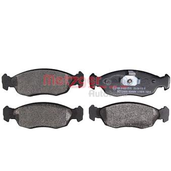 Jeu de 4 plaquettes de frein avant METZGER OEM 425121