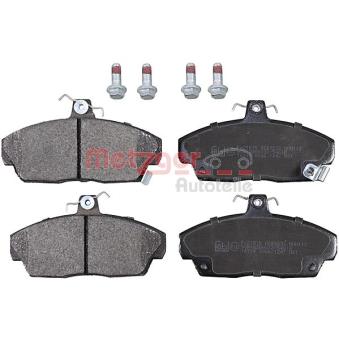 Jeu de 4 plaquettes de frein avant METZGER OEM SFP100360