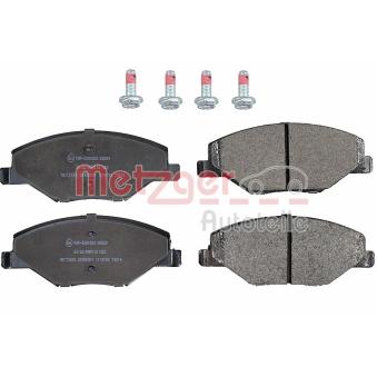 Jeu de 4 plaquettes de frein avant METZGER OEM 6RU698151A