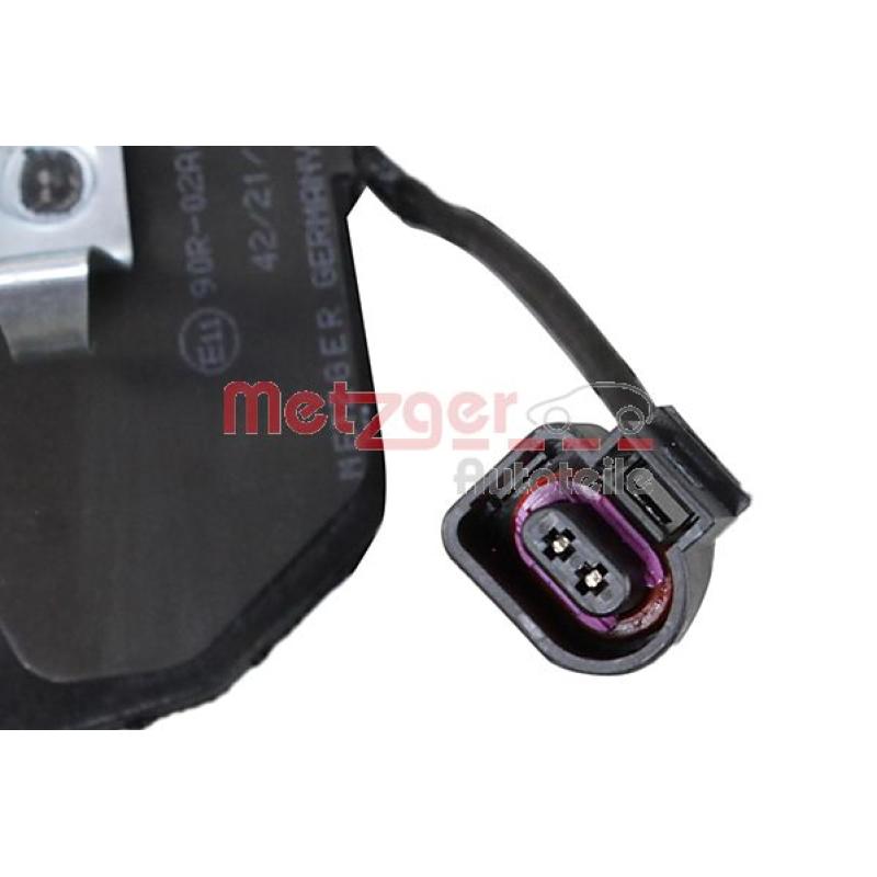 Jeu de 4 plaquettes de frein avant METZGER 1170828 - Visuel 2