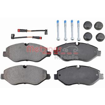 Jeu de 4 plaquettes de frein avant METZGER OEM 9064210700