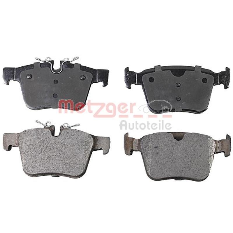 Jeu de 4 plaquettes de frein arrière METZGER 1170862 - Visuel 1