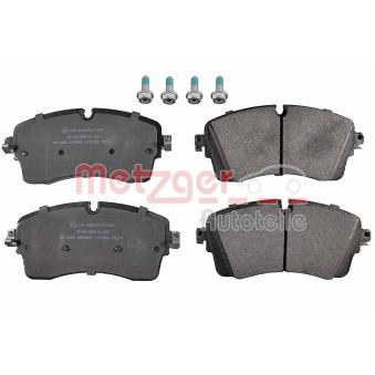 Jeu de 4 plaquettes de frein avant METZGER OEM JPLA2K021CA