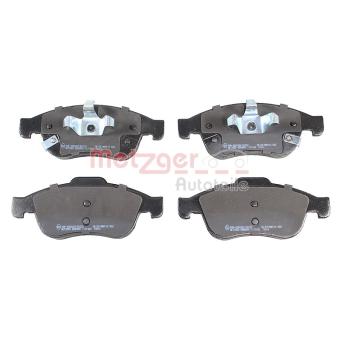 Jeu de 4 plaquettes de frein avant METZGER OEM 77368048
