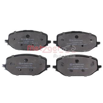 Jeu de 4 plaquettes de frein avant METZGER OEM 1647880280