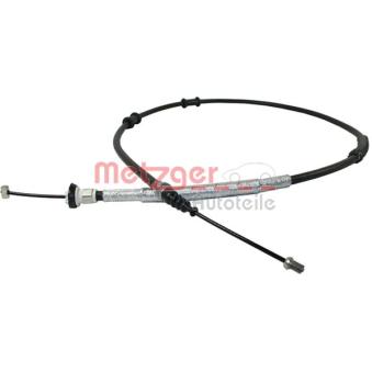 Tirette à câble, frein de stationnement arrière droit METZGER 12.0752 pour CITROEN XANTIA 1.3 MultiJet - 80cv