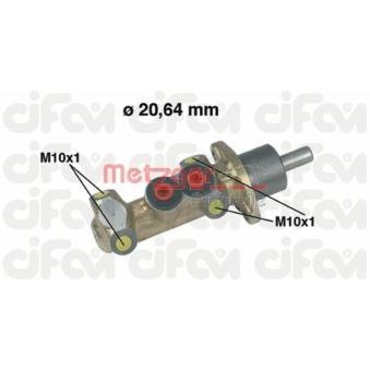 Maître-cylindre de frein METZGER [202-044]