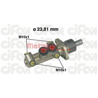 Maître-cylindre de frein METZGER OEM 4601C4