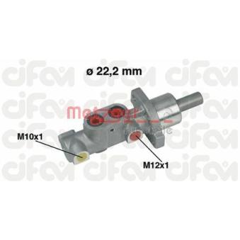 Maître-cylindre de frein METZGER OEM 4601H5 Maître-cylindre de frein METZGER OEM 4601H5