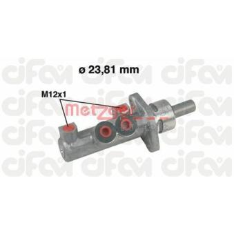 Maître-cylindre de frein METZGER OEM 6025370495