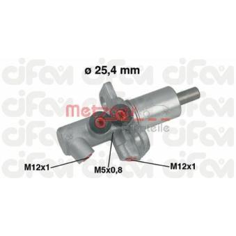 Maître-cylindre de frein METZGER OEM 8E0611021