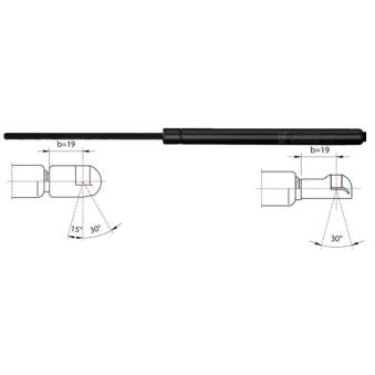 Vérin de hayon, de coffre METZGER [2110246]