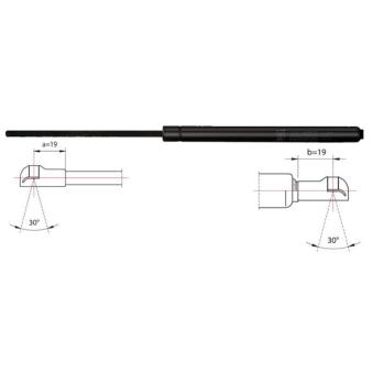 Vérin de hayon, de coffre METZGER 2110314 pour KIA NIRO 1.6 D - 110cv