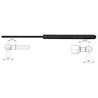 Vérin de hayon, de coffre METZGER 2110478 pour MERCEDES-BENZ CLASSE E 1.4 CD - 68cv