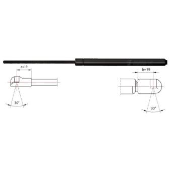 Vérin de hayon, de coffre METZGER 2110479 pour SEAT LEON 1.4 TSI - 125cv