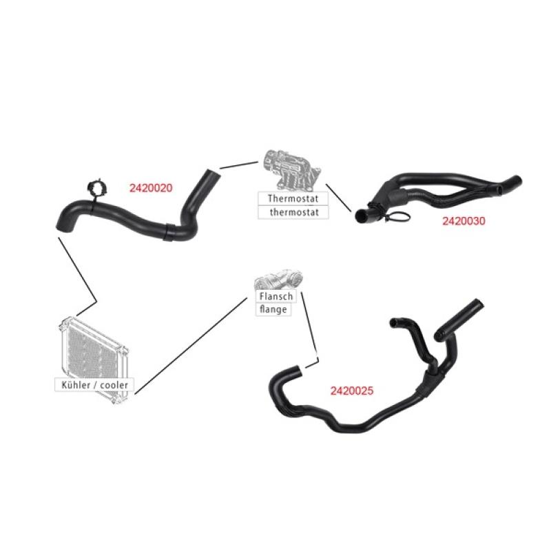 Durite de radiateur METZGER 2420030 - Visuel 2