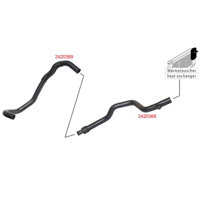 Durite de radiateur METZGER 2420369 - Visuel 2