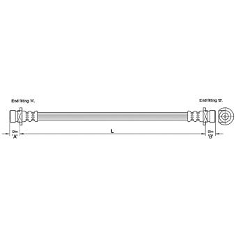 Flexible de frein METZGER [4110183]