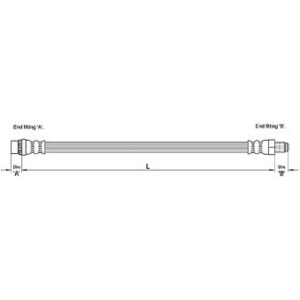 Flexible de frein METZGER [4110261]