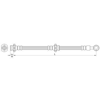 Flexible de frein METZGER OEM 46211AV710