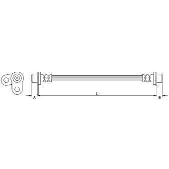 Flexible de frein METZGER [4110746]