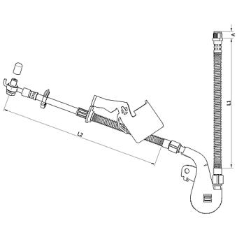 Flexible de frein METZGER OEM 4806F9