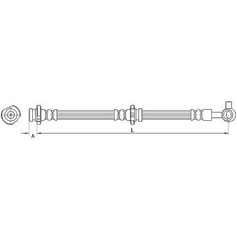 Flexible de frein METZGER OEM 46210JD000