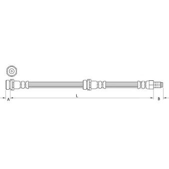 Flexible de frein METZGER OEM EC0143980A