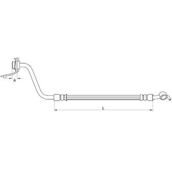 Flexible de frein METZGER [4111056]