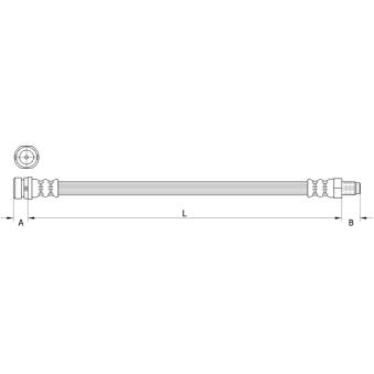 Flexible de frein METZGER [4111333]