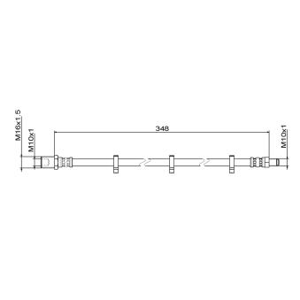 Flexible de frein METZGER OEM 504196881 Flexible de frein METZGER OEM 504196881
