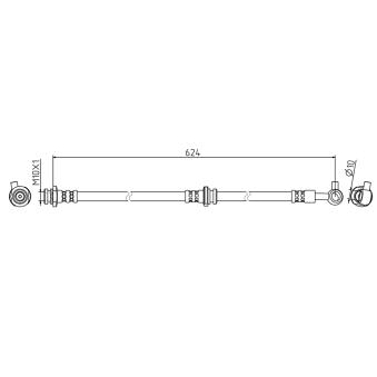 Flexible de frein METZGER OEM 462111260R
