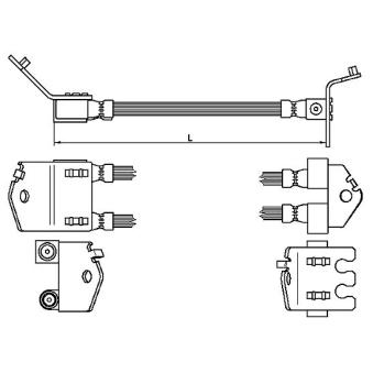 Flexible de frein METZGER OEM 4519466