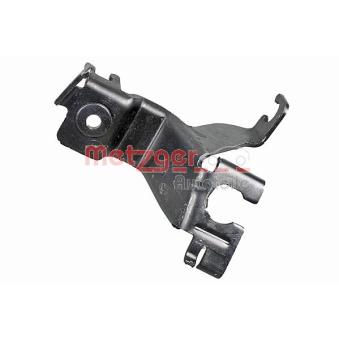 Support, flexible de frein avant droit METZGER 4119902