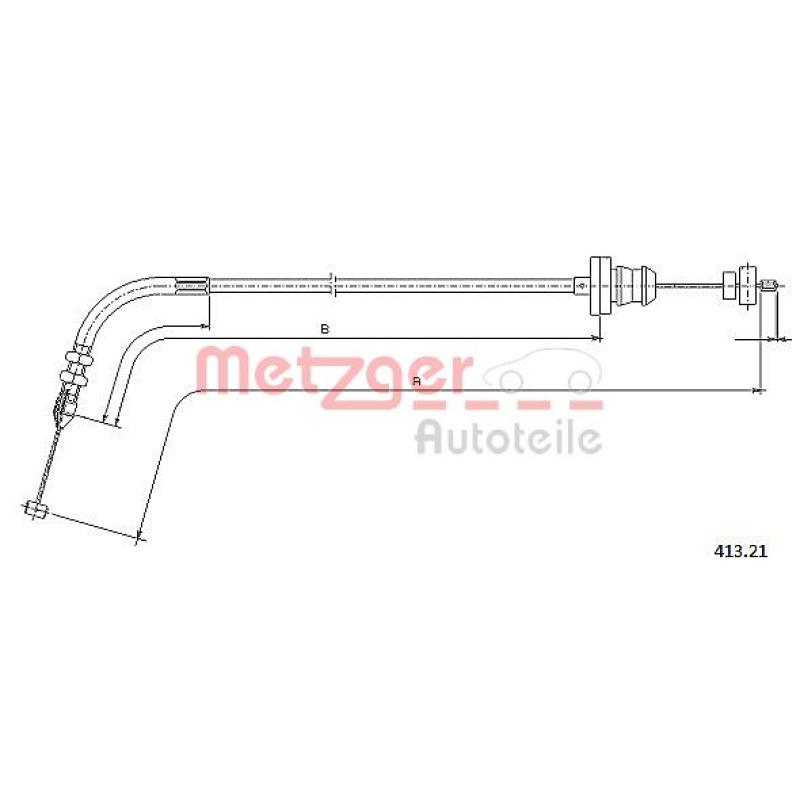 Câble d'accélération METZGER 413.21 - Visuel 1