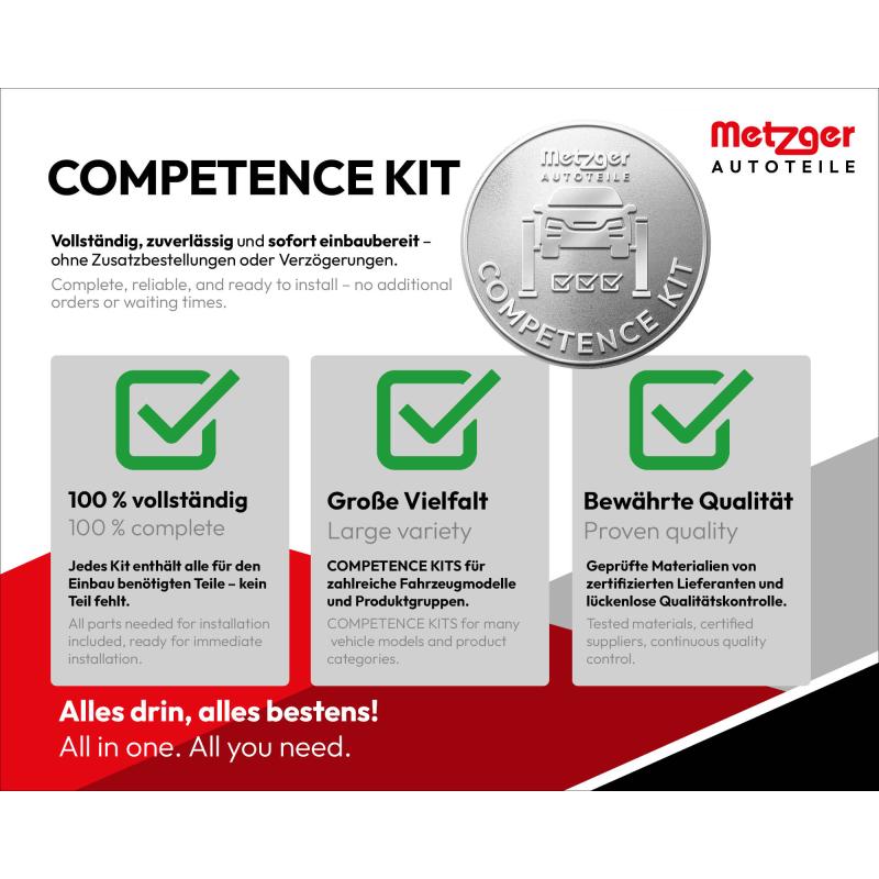 Entretoise/tige, stabilisateur avant gauche METZGER 53033611 - Visuel 1
