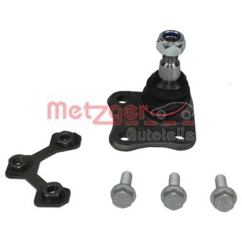 Rotule de suspension avant gauche METZGER OEM 1J0407365B