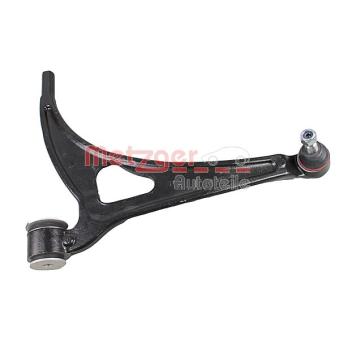 Triangle ou bras de suspension (train avant) METZGER 58127701 pour RENAULT ESPACE 1.6 FSI - 110cv