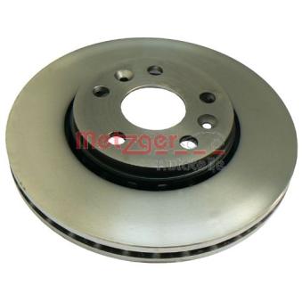 Jeu de 2 disques de frein avant METZGER OEM 4154200701