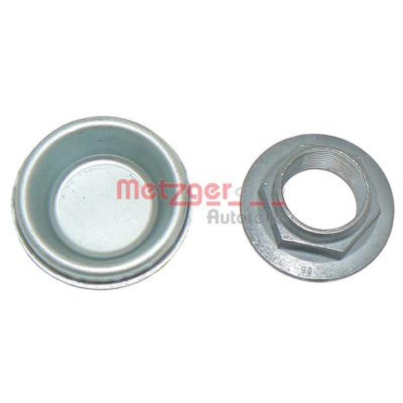 Jeu de 2 disques de frein arrière METZGER 6110018 - Visuel 1