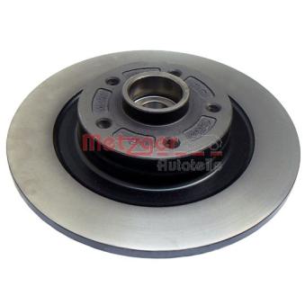 Jeu de 2 disques de frein arrière METZGER OEM 432000015R
