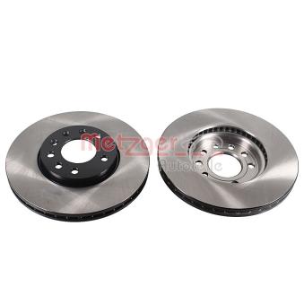 Jeu de 2 disques de frein avant METZGER OEM 09156807