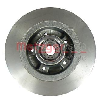 Jeu de 2 disques de frein arrière METZGER OEM 432020984R