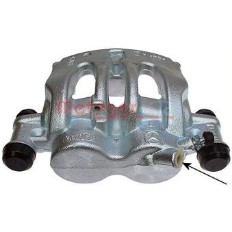 Étrier de frein avant gauche METZGER OEM 0044205583